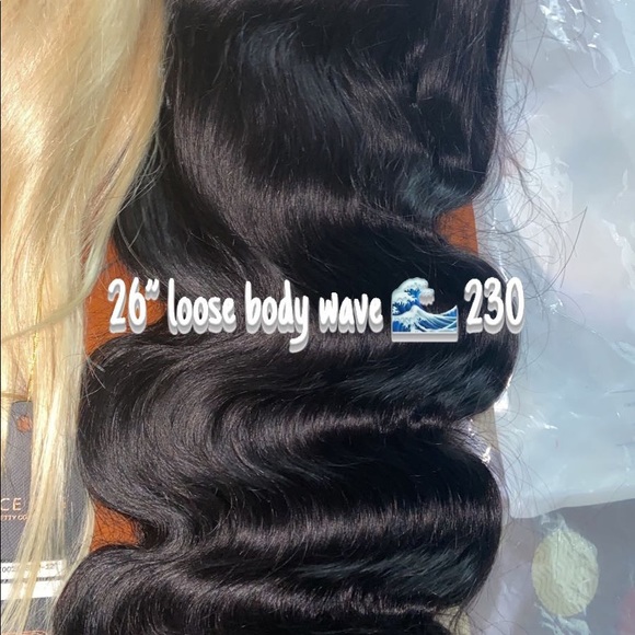 26 “ 13x4 lace frontal bodywave very thick density